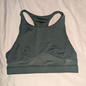 ALO Yoga Women's Olive Sports Bra